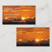 豪華な日没 名刺 (正面/裏面)