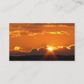 豪華な日没 名刺 (裏面)