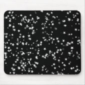 豪華な星空ブラックスターエレガンス天文学 マウスパッド (正面)