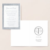 豪華な本物のゴールドホイル 25周年結婚記念日 箔カード (ディスプレー)