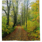 豪華な林道の写真のシャワー・カーテン シャワーカーテン (正面)