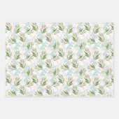 豪華な果実、果実、鳥と葉の盛り合わせ ラッピングペーパーシート (正面2)