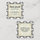 豪華な模様 スクエア名刺 (正面/裏面)