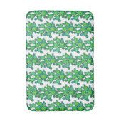 豪華な水彩画の刺だらけのサボテン バスマット (正面縦)