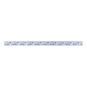 豪華な水玉模様のベビーシャワー象のパーティー サテンリボン (正面)