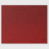 豪華な深い赤 ラッピングペーパー (フラット)