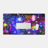 豪華な混雑したコスモスデスクマット デスクマット (キーボード&マウス)