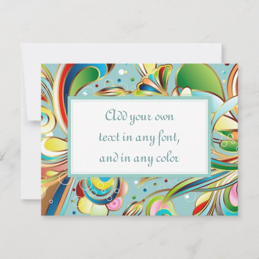 豪華な渦巻く花 (正面)