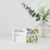 豪華な渦巻く花 予約カード (スタンド正面)
