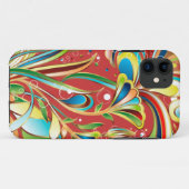 豪華な渦巻く花 Case-Mate iPhoneケース (裏面(横))