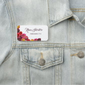 豪華な甘い素晴らしいカラフル花 名札 (インサイチュ)