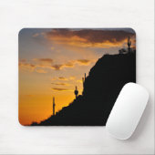 豪華な砂漠の日没 マウスパッド (マウス)