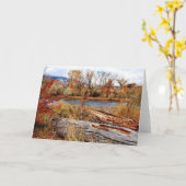 豪華な秋 カード (黄色い花)