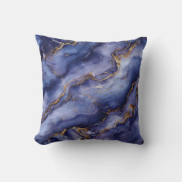 豪華な紫と金ゴールド大理石飾り枕 クッション