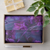 豪華な紫のフローラバードケージハットデコップページ 薄葉紙 (ギフト)