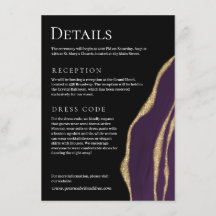 豪華な紫色の瑪瑙と金ゴールド