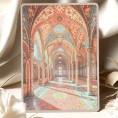 豪華な結婚イスラム教のモスクインスパイア詳細 招待状