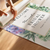 豪華な結婚前お祝い会ウェルカムサイン ポスター