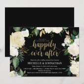 豪華な結婚式リハーサルディナー招待状 招待状 (正面/裏面)