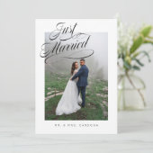 豪華な結婚逃避行の写真発表 案内状 (スタンド正面)