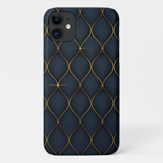 豪華な背景 - ゴールドの形 Case-Mate iPhoneケース (裏面)