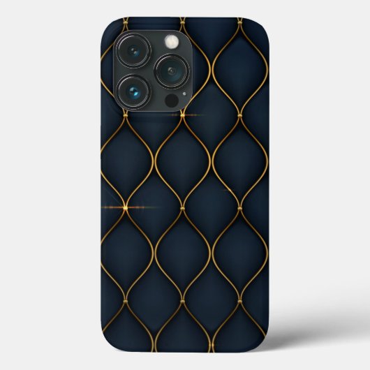 豪華な背景 – 黄金の形状ケースメイトi Case-Mate iPhoneケース (裏面)