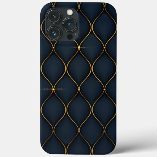 豪華な背景 – 黄金の形状ケースメイトi Case-Mate iPhoneケース (裏面)