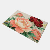 豪華な芍薬の花束 ドアマット (アングル)