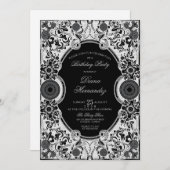 豪華な花のイベント招待状 招待状 (正面/裏面)