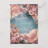 豪華な花束 上質な選択 高級結婚式 エンクロージャーカード (正面)