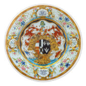 豪華な英国エナメル絵画のキャビネット引き出し セラミックノブ (正面)