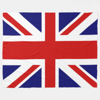 豪華な英国旗 ユニオンジャック フリースブランケット
