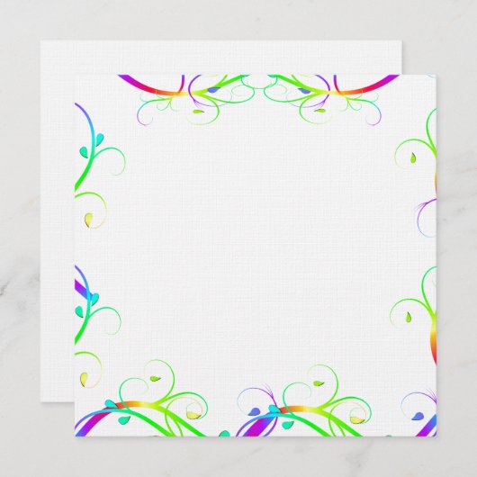 豪華な虹の輝き (正面/裏面)