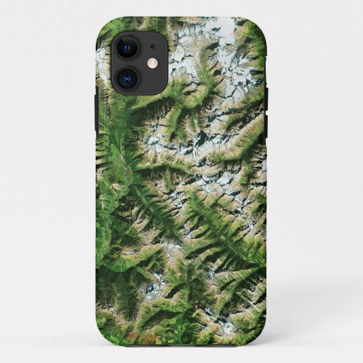 豪華な衛星イメージ(山) Case-Mate iPhoneケース (裏面)