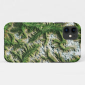 豪華な衛星イメージ(山) Case-Mate iPhoneケース (裏面(横))