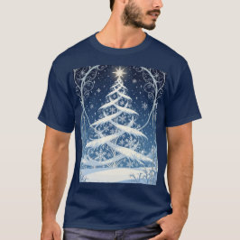 豪華な装飾のクリスマス・ユールツリー Tシャツ