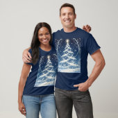 豪華な装飾のクリスマス・ユールツリー Tシャツ (ユニセックス)