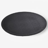 豪華な装飾用マンダラブラック ペーパープレート (アングル)