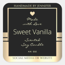 豪華な製品の包装ラベル黒と金ゴールド