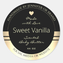 豪華な製品の包装ラベル黒と金ゴールド