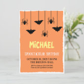 豪華な誕生日招待状 招待状 (スタンド正面)