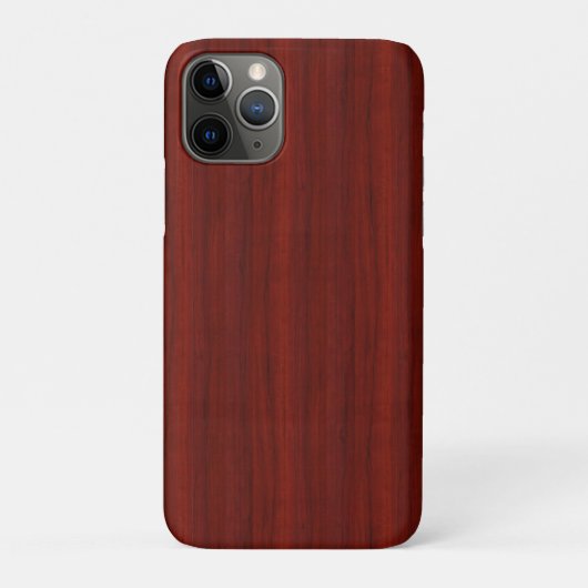 豪華な超リアルレッドチェリーウッドプリント Case-Mate iPhoneケース (裏)