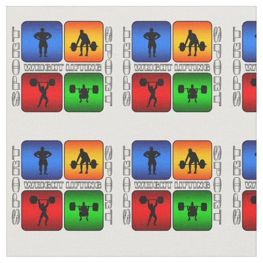 豪華な重量挙げの重量挙げ ファブリック (クローズアップ)