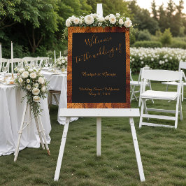 豪華な野生のヘビの皮を使った動物の結婚式歓迎メッセージ