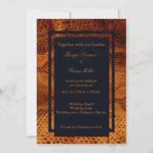 豪華な野生のヘビ皮結婚動物