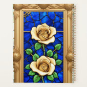 豪華な金のバラの芸術作品 プランナー手帳 (裏面)