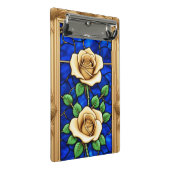 豪華な金のバラの芸術作品 ミニクリップボード (アングル)