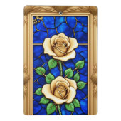 豪華な金のバラの芸術作品 ミニクリップボード (裏面)