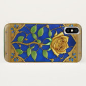 豪華な金のバラの芸術作品 Case-Mate iPhoneケース (裏面(横))