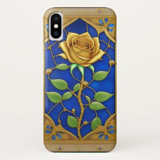 豪華な金のバラの芸術作品 Case-Mate iPhoneケース (裏面)